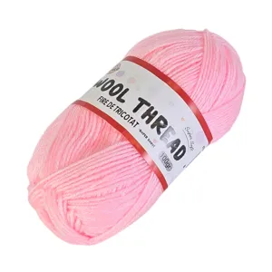 Fire pentru Tricotat și Croșetat Roz Deschis, Fir Acrilic Super Soft pentru Proiecte Handmade