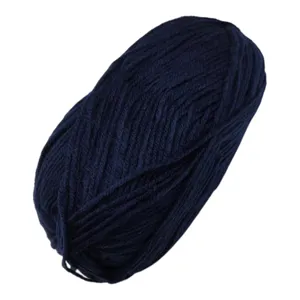 Fire pentru Tricotat Albastru Închis 100 g, Fir pentru Croșetat, Tricotaje și Proiecte Handmade