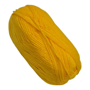Fir pentru Tricotat Galben Pal 100 g, Fir pentru Croșetat, Tricotaje și Proiecte Handmade