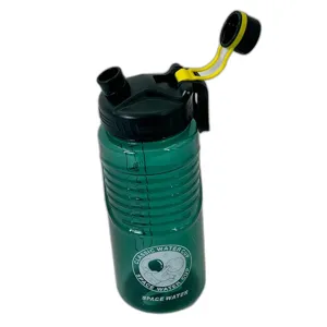 Sticlă Sport Space Water Verde cu Negru – Rezistentă, Ușor de Utilizat, Ideală pentru Fitness, Călătorii și Activități Outdoor