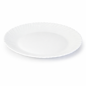 Farfurie opal model clasic val DUOGUO 36.7 cm, platou servire mare elegant pentru masă și evenimente