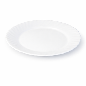 Farfurie opal DUOGUO 30.5 cm model clasic val, farfurie întinsă mare pentru servire preparate