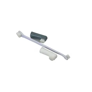 Set 3 Periuțe de Dinți pentru Câini, cu Cap Dublu și Periuțe Tip Degetar, Igienă Orală Completă, Disponibil în mai multe culori