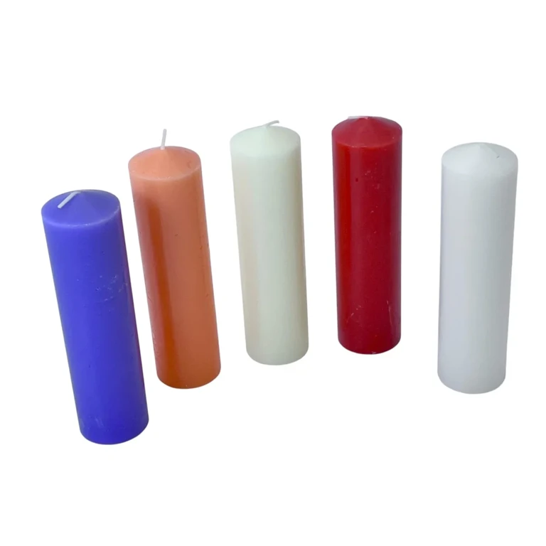 Lumânări Decorative Cilindrice Extra-Înalte – Diverse Culori