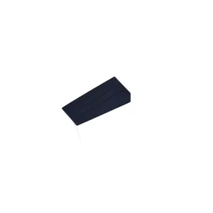 Opritor Ușă DUOGUO – 65x30x14 mm, Cauciuc Negru Antialunecare, Montaj pe Podea sau Perete, 1 Bucată