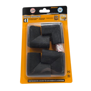 Set 4 Protecții pentru Colțuri Mobilier, 6 x 3,5 x 1,2 mm, Protecție Antilovire pentru Copii, Siguranță și Montare Ușoară