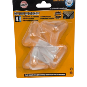 Set 4 Protecții pentru Colțuri de Mobilier, 55 x 55 x 31 mm, Protecție Antilovire pentru Copii, Siguranță pentru Mese și Dulapuri