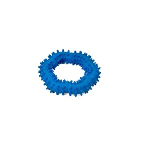 Inel Dentar Cauciucat pentru Câini, Rezistent și Ideal pentru Masaj Gingival, Disponibil în Mai Multe Culori