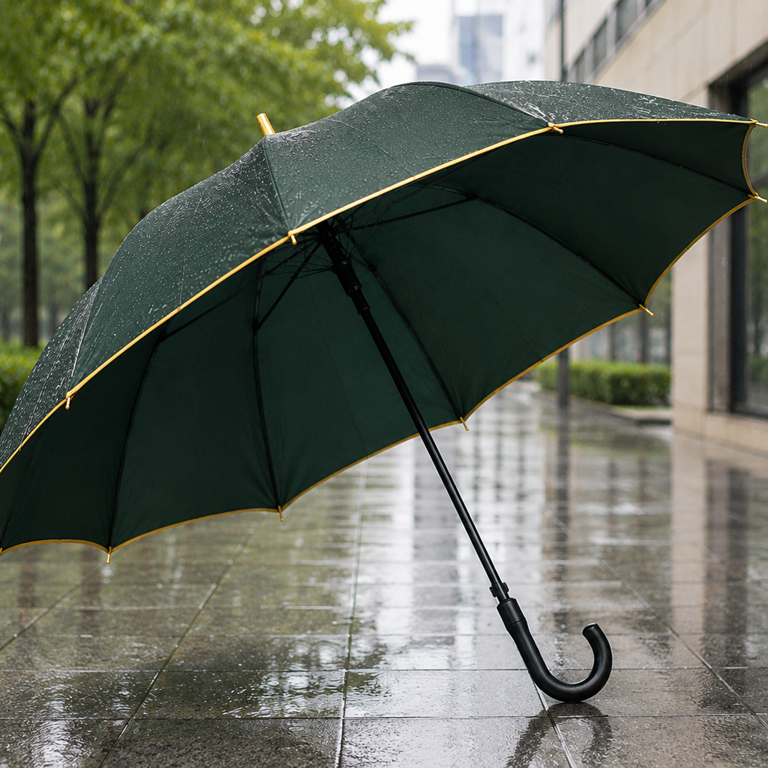 UMBRELĂ CLASICĂ CU MÂNER CURBAT