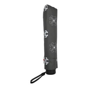 Umbrelă pliabilă cu model decorativ, strat interior negru anti-UV, 8 spițe, 55 cm 