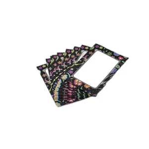 Set Plicuri Cadou cu Model Floral, 5 Bucăți, Clapetă Elegantă, Carton Texturat, Ideal pentru Invitatii, Felicitări, Bani sau Cadouri Mici, Perfect pentru Nunti, Botezuri și Aniversări