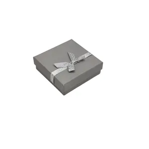 Cutie Cadou 9 x 9 x 3 cm cu Capac, Cutie Decorativă pentru Bijuterii, Mici Cadouri, Suveniruri și Ambalare Elegantă