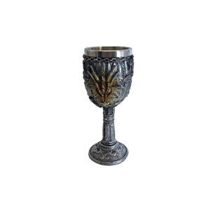 Pocal Decorativ 260 ml, Pahar Elegant pentru Servirea Băuturilor, Design Ornamentat pentru Evenimente și Decor Interior