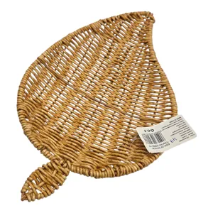 Tavă Împletită Decorativă Model Mango, 28 x 20 x 4 cm, pentru Servire și Decorarea Mesei
