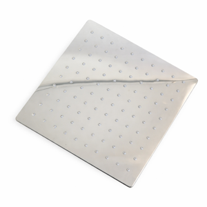 Cap de Duș Pătrat INOX Ultrasubțire 0.8 mm 750 g, Design Modern pentru Baie, Sistem Duș Tip Plafon