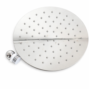 Cap de Duș Rotund INOX Ultrasubțire 0.8 mm 500 g, Design Modern pentru Baie, Sistem Duș Tip Plafon