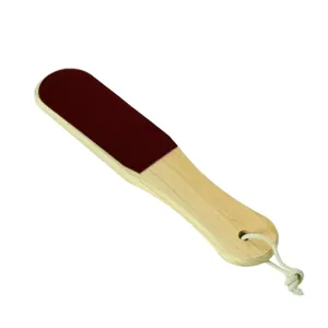 Pilă pentru Picioare cu Mâner din Lemn – Îndepărtare Calozități, Design Practic și Ergonomic