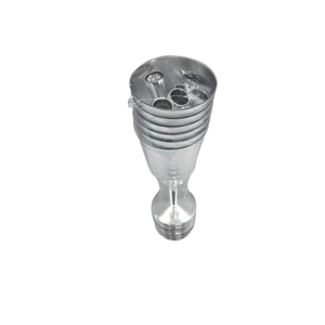 Set 6 Pahare din Plastic cu Picior Înalt, 300 ml, Transparente, Design Elegant, pentru Șampanie, Cocktailuri, Petreceri și Evenimente