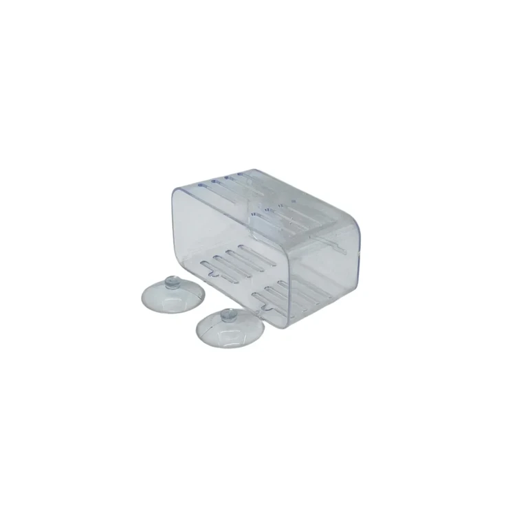 Suport Baie cu Ventuză – Plastic Rectangular, Diverse Culori