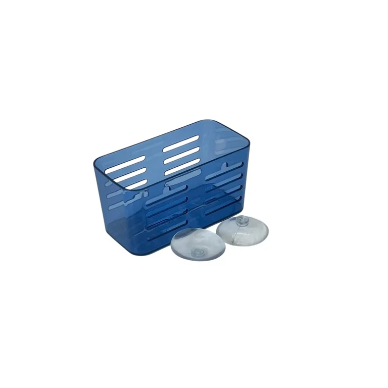Suport Baie cu Ventuză – Plastic Rectangular, Diverse Culori