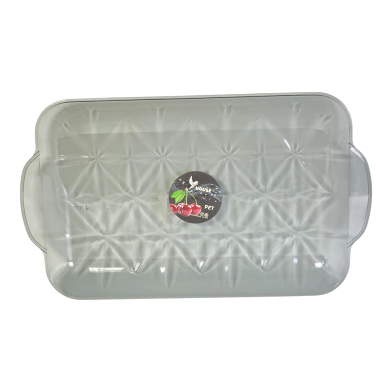 Platou Servire Plastic 38x21x2 cm Dreptunghiular Tavă Bucătărie Multifuncțională