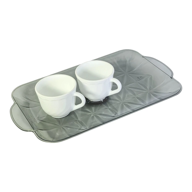 Platou Servire Plastic 38x21x2 cm Dreptunghiular Tavă Bucătărie Multifuncțională