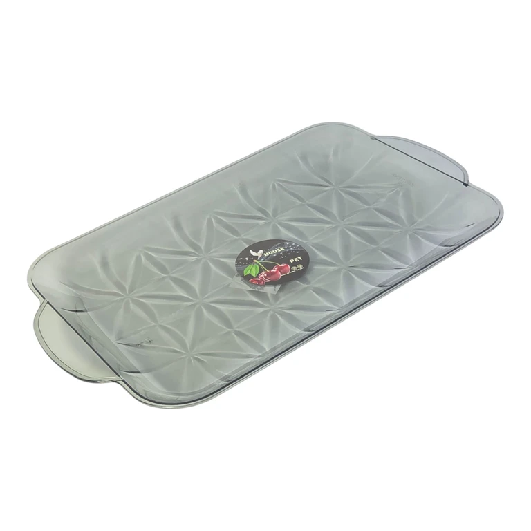Platou Servire Plastic 38x21x2 cm Dreptunghiular Tavă Bucătărie Multifuncțională