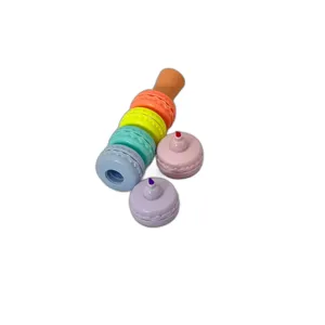 Set Markere Colorate Macaron in Forma Inghetata, Usor de Folosit si Distractiv