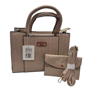 Set Geantă de Damă cu Accesorii, Geantă de Mână, Portofel și Curea de Umăr, 28 x 11 x 21 cm, Portofel 13 cm
