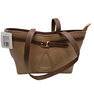 Geantă de Damă Elegantă cu Mânere Lungi, Design Modern cu Detalii Aurii, 33 x 25 x 20 cm