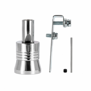 ACCESORIU AUTO FLUIER TURBO SOUND XL PENTRU TOBĂ EȘAPAMENT 58–85 MM DIN ALUMINIU