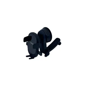 Suport Auto Telefon OKOP KP-913 cu Ventuză și Fixare Reglabilă – Rotire 360°, Stabilizare Triunghiulară, Culoare Negru