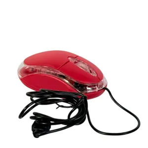 Mouse optic cu fir USB 1200 DPI, plug and play, design compact ergonomic, mouse office pentru laptop și PC, culoare albastru