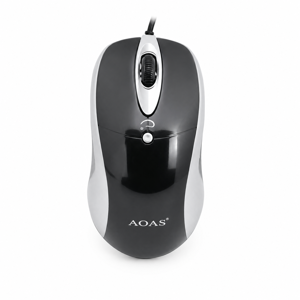 Mouse cu Cablu AOAS FC5082, Mouse Optic pentru PC și Laptop, Conectare USB Plug & Play, Design Ergonomic SEO-Friendly