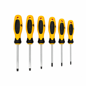 Set 6 Șurubelnițe Profesionale, Drepte și Phillips, Vârf Magnetic, Mâner Ergonomic Antialunecare