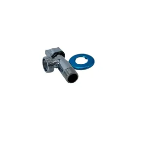 Robinet Colțar Cromat pentru Instalații Sanitare – Conector Universal, Adaptor și Garnitură Incluse