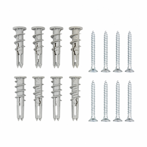 Dibluri pentru Fixare 17x43 mm, Elemente de Prindere pentru Montaj pe Perete și Suprafețe Solide