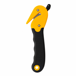 Cutter de Siguranță Profesional, Lamă Retractabilă Protejată, Mâner Ergonomic Antialunecare pentru Ambalaje și Carton