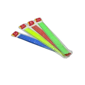 Riglă Transparentă din Plastic 30 cm – Rezistentă, Ideală pentru Școală și Birou