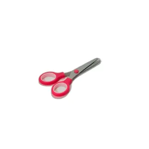 Foarfecă Școlară cu Vârf Rotunjit – Roz, 13 cm, Sigură pentru Copii
