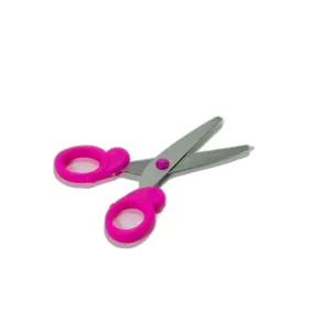 Foarfecă Școlară cu Mâner Cauciucat – 13 cm, Diverse Culori, Confort și Precizie