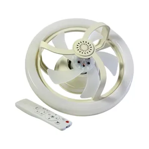 Ventilator LED Aromatherapy pentru tavan cu telecomandă și rotație 360°