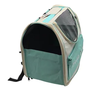Geantă Rucsac pentru Transport Animale de Companie Hello Cat, cu Plasă pentru Ventilație și Bretele Reglabile