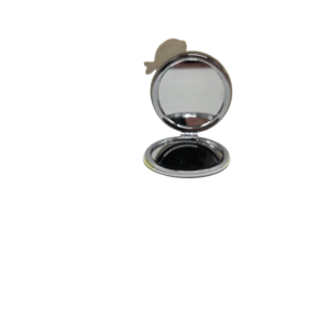 Oglindă de Machiaj Portabilă, Model Rotund Pliabil, cu Două Fețe, Design Compact, Accesoriu Cosmetic pentru Geantă și Călătorii