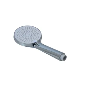 Cap de Duș – Jet Uniform, Duze Silicon Anti-Calcar, Conector Universal, Finisaj Crom Lucios cu Față Albă