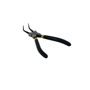 Cleşte pentru Seger Exterior cu Vârf Îndoit – Mâner Antiderapant, Oţel Călit, 180 mm