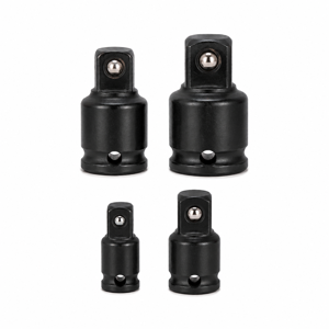 Set 4 Adaptoare Impact pentru Chei Tubulare, Reductoare și Extensoare Antrenor 1/4", 3/8" și 1/2", Oțel Cr-Mo Rezistent la Impact