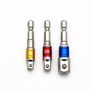 Set 3 Adaptoare Magnetice pentru Biți și Chei Tubulare 1/4", 3/8" și 1/2"