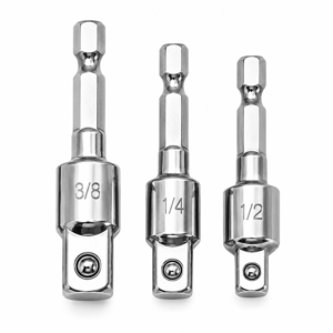Set 3 Piese Adaptor Unghiular pentru Șurubelniță și Bormașină, Accesoriu pentru Înșurubare în Spații Greu Accesibile