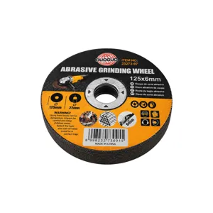 Disc abraziv pentru metal Ø125mm, grosime 6 mm, pentru polizare și șlefuire
